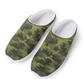 Dark Green Camouflage Print Mesh Casual Shoes