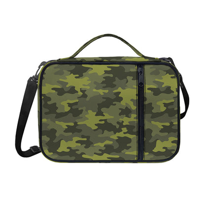 Dark Green Camouflage Print Shoulder Strap Bible Bag