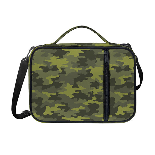 Dark Green Camouflage Print Shoulder Strap Bible Bag