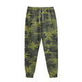 Dark Green Camouflage Print Sweatpants