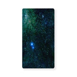 Dark Green Galaxy Space Print Baby Crib Sheet