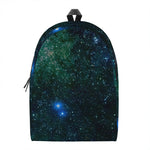Dark Green Galaxy Space Print Backpack
