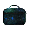 Dark Green Galaxy Space Print Briefcase Bible Bag