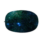 Dark Green Galaxy Space Print Car Side Mirror Covers