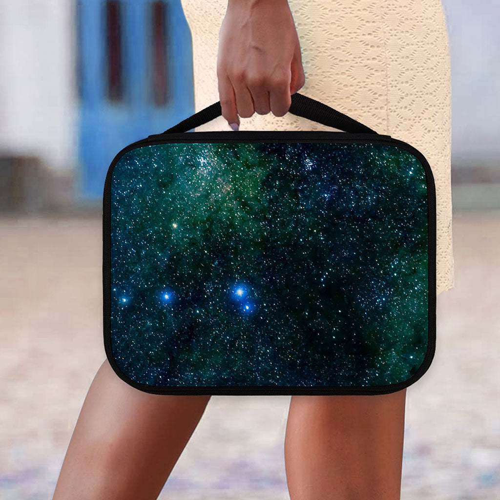 Dark Green Galaxy Space Print Classic Bible Case