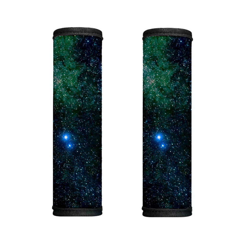 Dark Green Galaxy Space Print Handle Covers