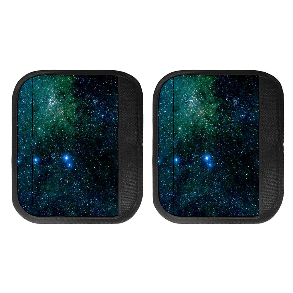 Dark Green Galaxy Space Print Handle Covers