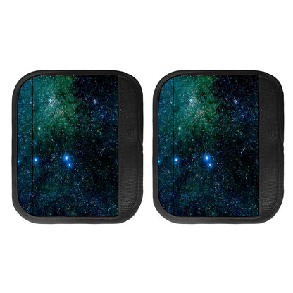 Dark Green Galaxy Space Print Handle Covers