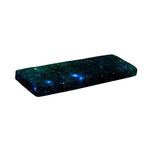 Dark Green Galaxy Space Print Piano Keyboard Cover