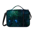 Dark Green Galaxy Space Print Shoulder Strap Bible Bag