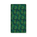 Dark Green Hemp Pattern Print Baby Crib Sheet