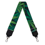 Dark Green Hemp Pattern Print Bag Strap