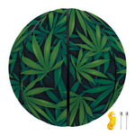 Dark Green Hemp Pattern Print Basketball