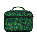 Dark Green Hemp Pattern Print Briefcase Bible Bag