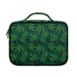 Dark Green Hemp Pattern Print Briefcase Bible Bag