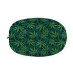 Dark Green Hemp Pattern Print Car Side Mirror Covers