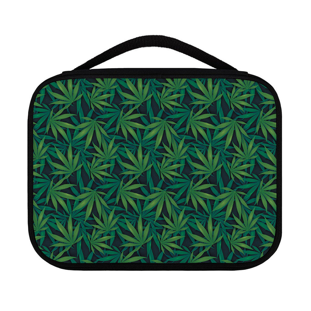 Dark Green Hemp Pattern Print Classic Bible Case
