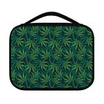 Dark Green Hemp Pattern Print Classic Bible Case