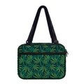 Dark Green Hemp Pattern Print Double Strap Bible Bag