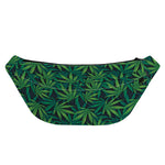 Dark Green Hemp Pattern Print Fanny Pack