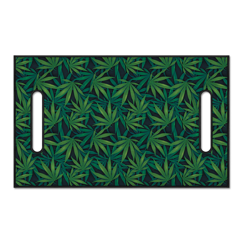 Dark Green Hemp Pattern Print Golf Cart Seat Cover