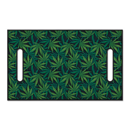 Dark Green Hemp Pattern Print Golf Cart Seat Cover
