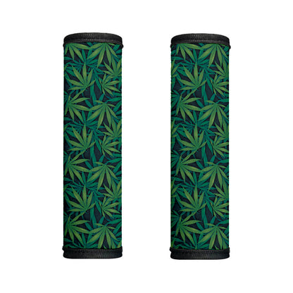 Dark Green Hemp Pattern Print Handle Covers