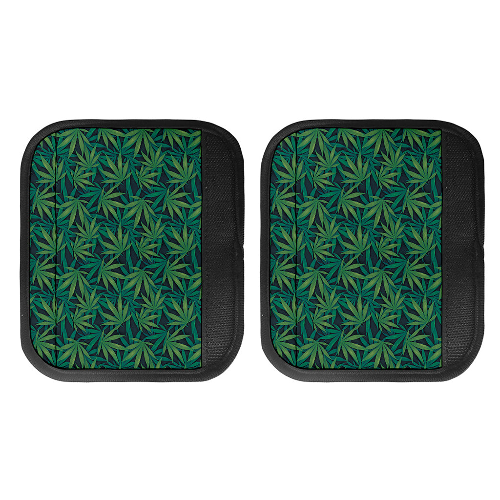 Dark Green Hemp Pattern Print Handle Covers