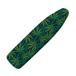 Dark Green Hemp Pattern Print Ironing Board Cover