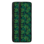 Dark Green Hemp Pattern Print Refrigerator Handle Covers