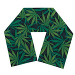Dark Green Hemp Pattern Print Scarf
