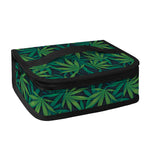 Dark Green Hemp Pattern Print Small Lunch Bag