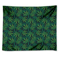 Dark Green Hemp Pattern Print Tapestry