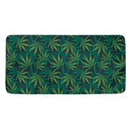 Dark Green Hemp Pattern Print Towel