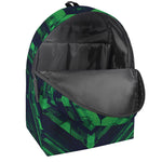Dark Green Kaleidoscope Print Backpack