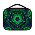 Dark Green Kaleidoscope Print Classic Bible Case