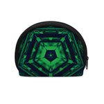 Dark Green Kaleidoscope Print Coin Purse