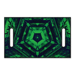 Dark Green Kaleidoscope Print Golf Cart Seat Cover