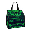Dark Green Kaleidoscope Print Insulated Lunch Tote