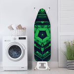 Dark Green Kaleidoscope Print Ironing Board Cover