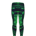 Dark Green Kaleidoscope Print Men's Leggings