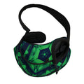 Dark Green Kaleidoscope Print Pet Sling Carrier