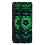 Dark Green Kaleidoscope Print Refrigerator Handle Covers