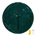 Dark Green Marble Print Basketball