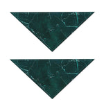 Dark Green Marble Print Dog Bandana