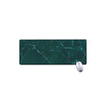 Dark Green Marble Print Extended Mouse Pad