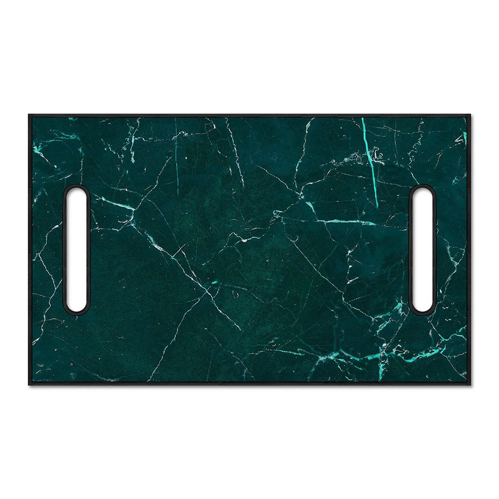 Dark Green Marble Print Golf Cart Seat Cover