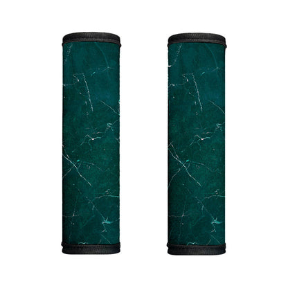 Dark Green Marble Print Handle Covers