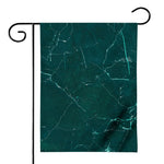 Dark Green Marble Print House Flag