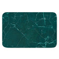 Dark Green Marble Print Indoor Door Mat